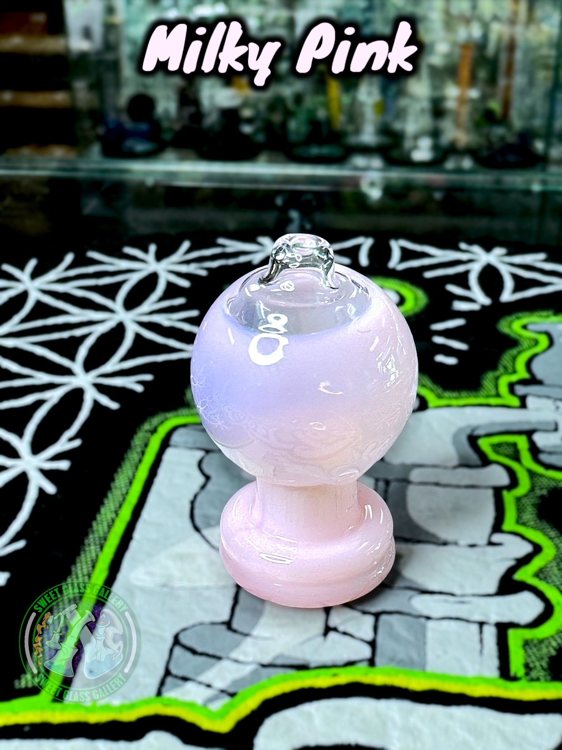 Zach Harrison - Bubble Carb Cap For Puffco & Carta (Milky Pink)