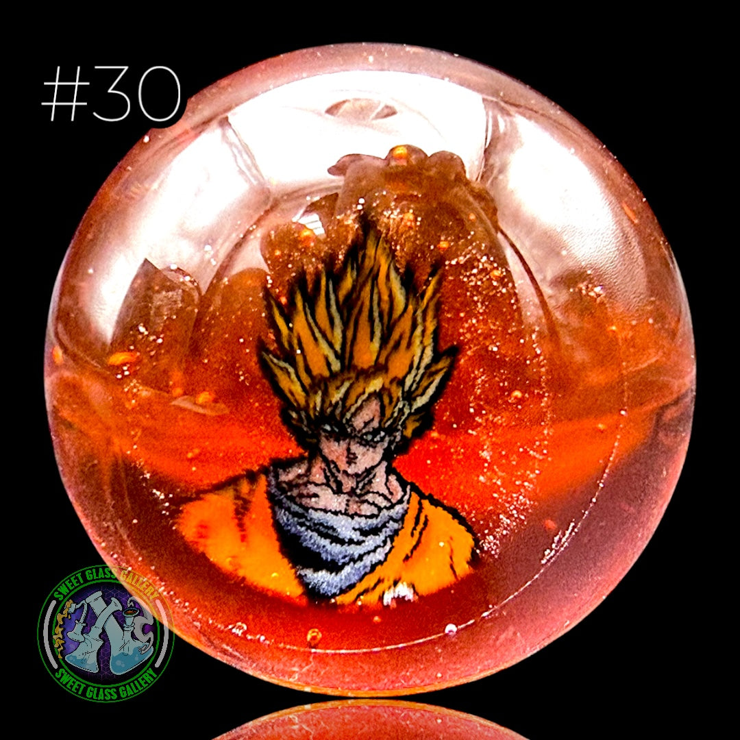 Keys Glass - Marble #30 - Goku Dragon Ball Z