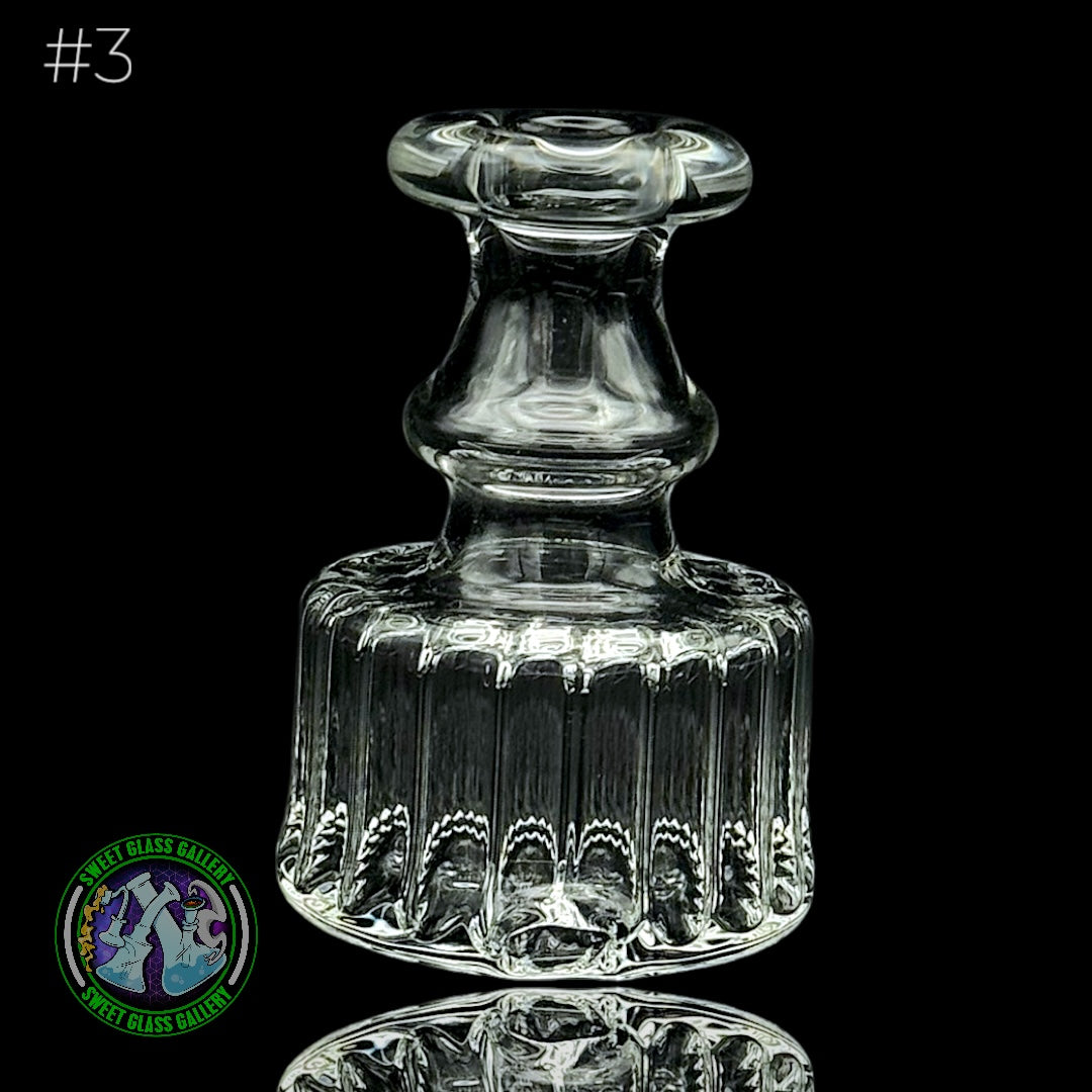 Evol Glass - Attachment - Puffco Peak #3 Corduroy (Clear)