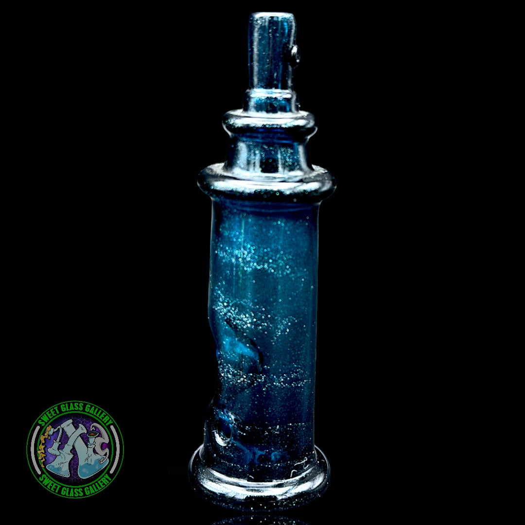 Rone Glass - Dry Pipe #1 - Spray Can (Blue Stardust)