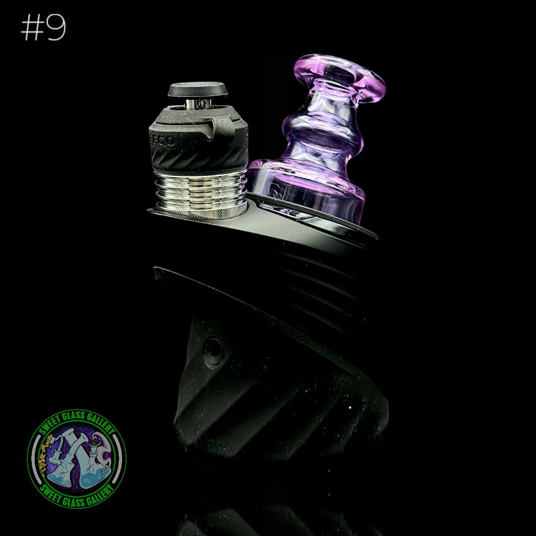 Evol Glass - Attachment - Puffco Peak #9 (Transparent Purple)