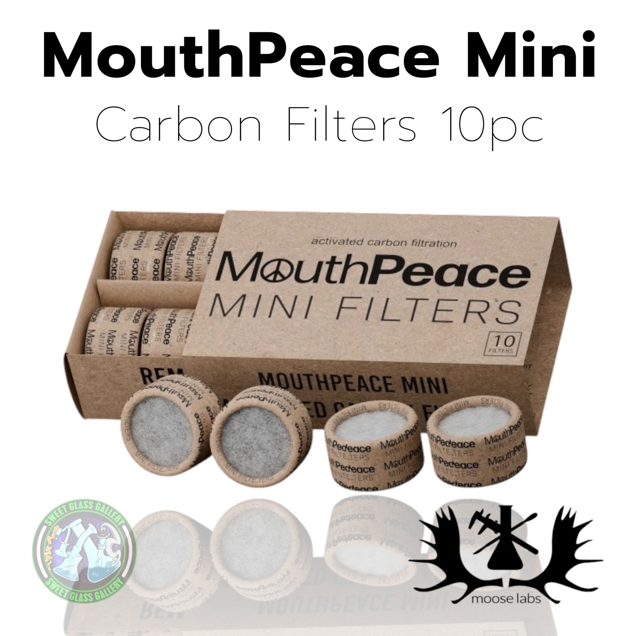 Moose Labs - Mouthpiece Mini Carbon Filters 10ct