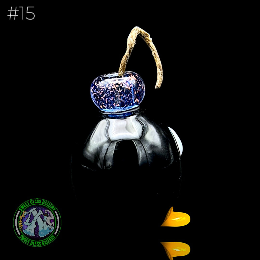 Sandberg Glass - Bob-omb - Hemp Wick Holder #15