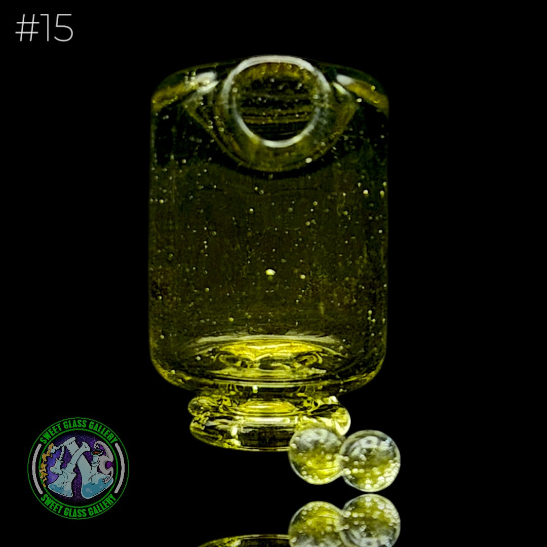 Kizmit Glass - Pivot Top #15 (Citron x Marina)