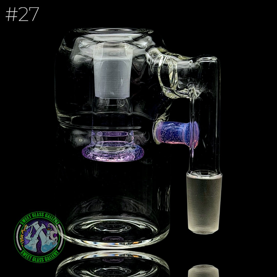 Fluid Glass - Ash Catcher 14mm - Dry #27 (Purple Lollipop)