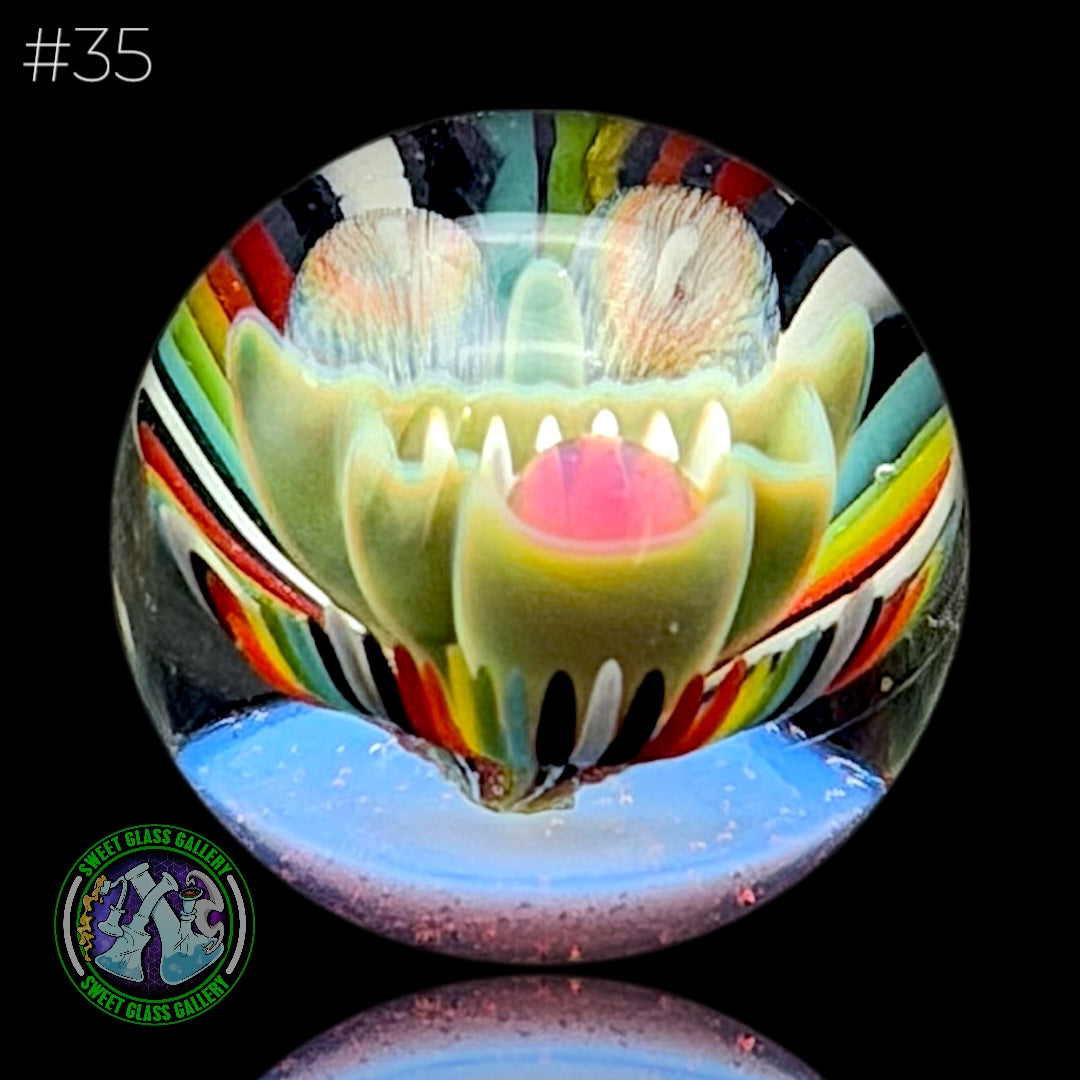 Steve H Glass - Marble #35 - Face Implosion