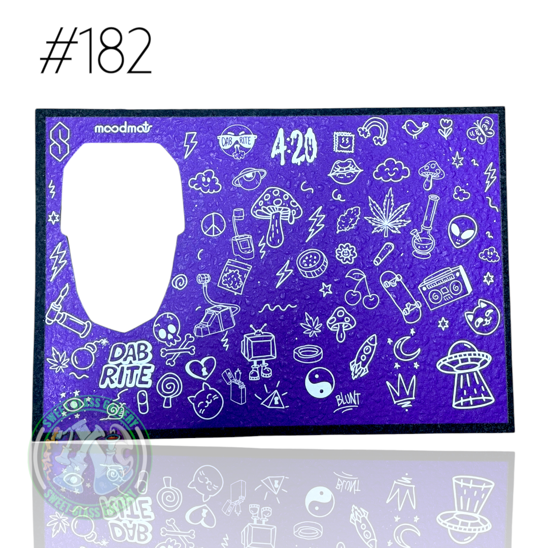 Moodmats - Dab Mat #182 - Dab Rite Pro - Doodles