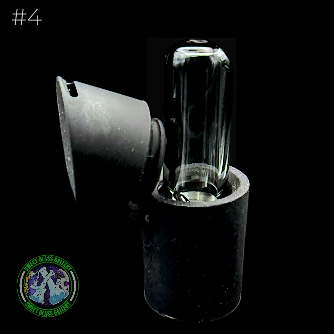Kovacs Glass - Puffco Pivot Mouthpiece #4 (Transparent Black)