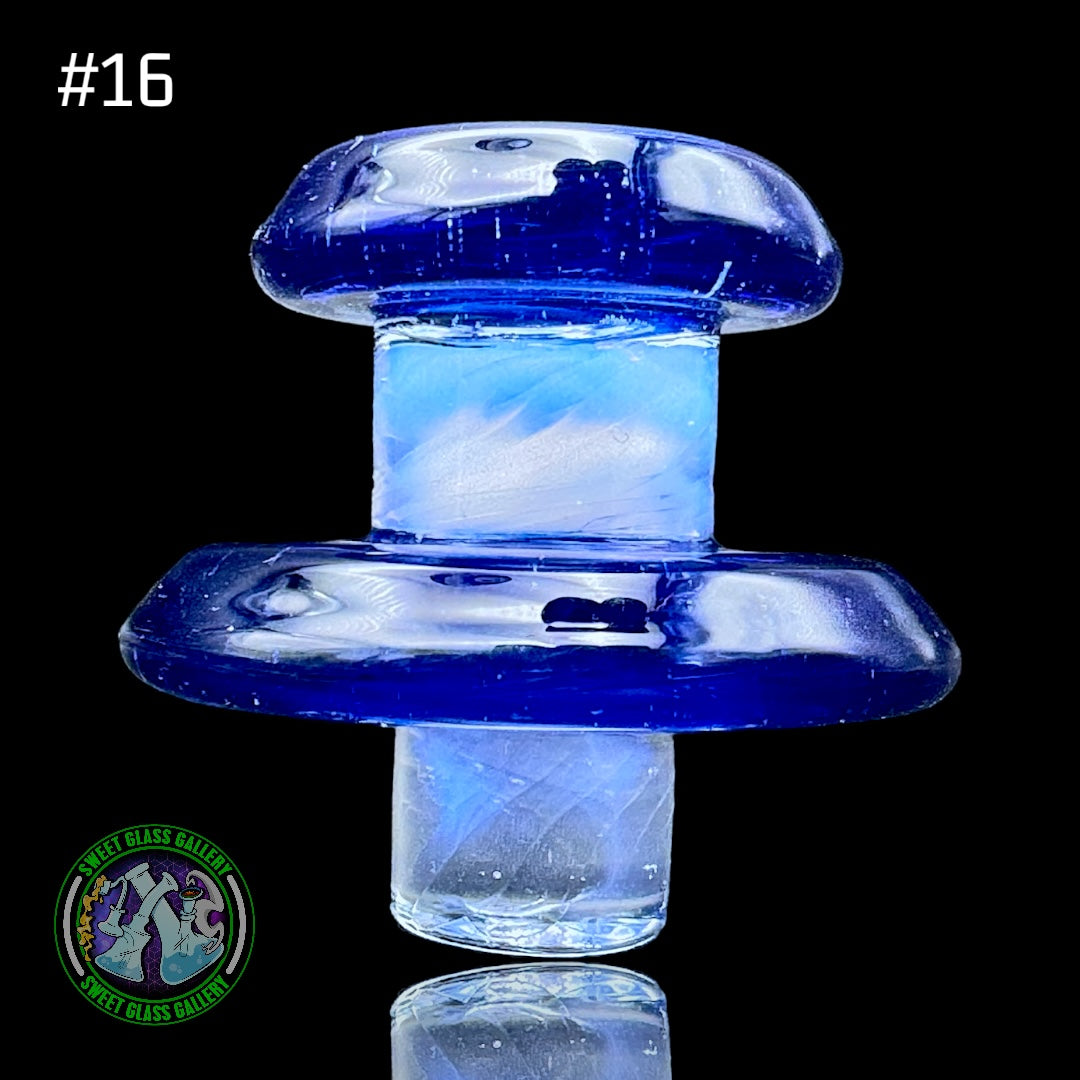 Camp Fire Quartz - Control Tower Cap #16 - Blue & Opaline