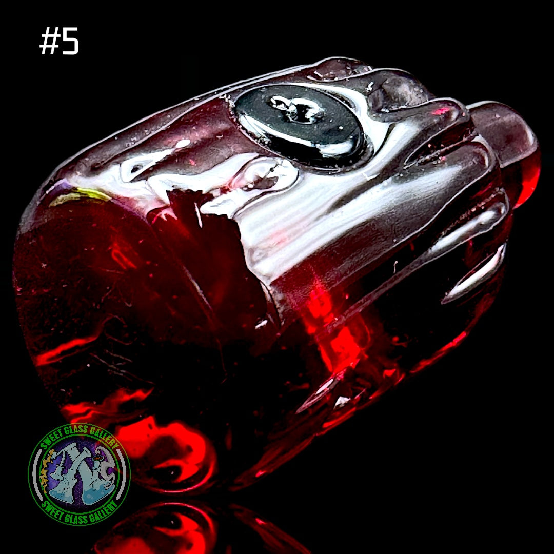 Rone Glass - Pendant #5 - Spray Tip (Pomegranate)