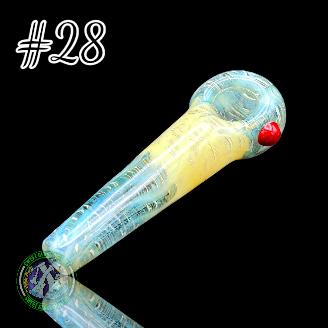 Daniel's Glass Art - German Glass Thick Hand Pipe #28