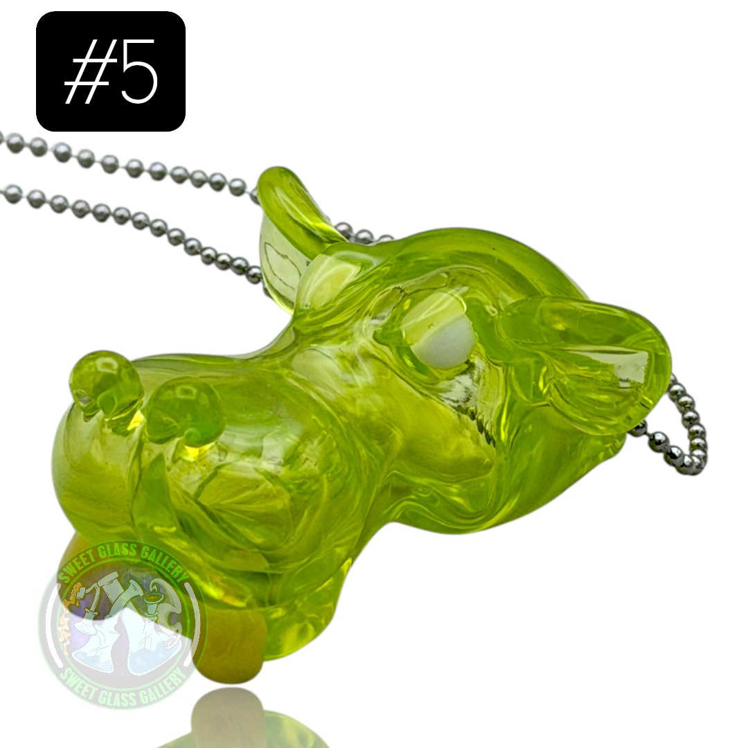 Tony Kazy Glass - Pendant #5 - Hippo Head