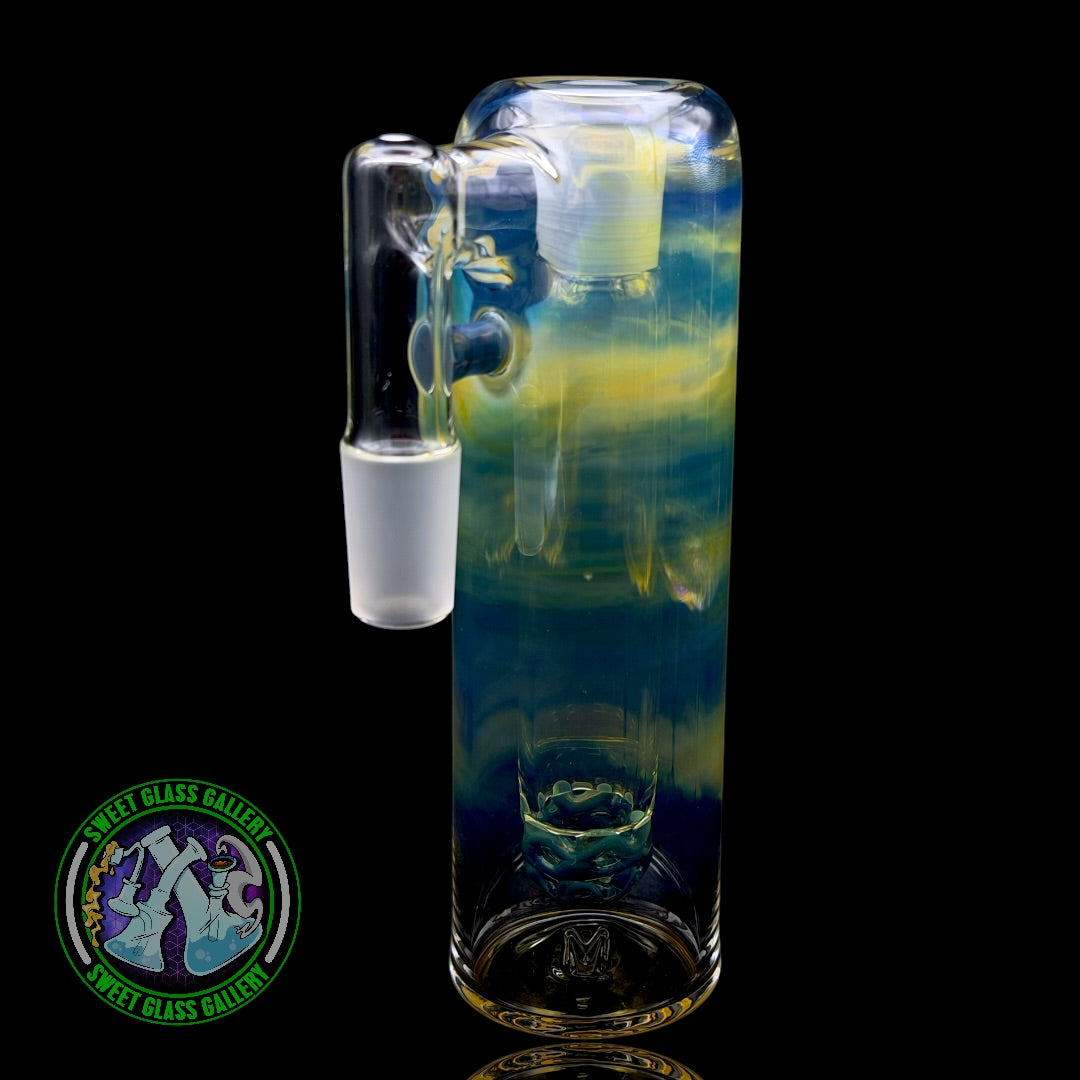 Fluid Glass - Ash Catcher #19 - 18mm Blue Amber Purple