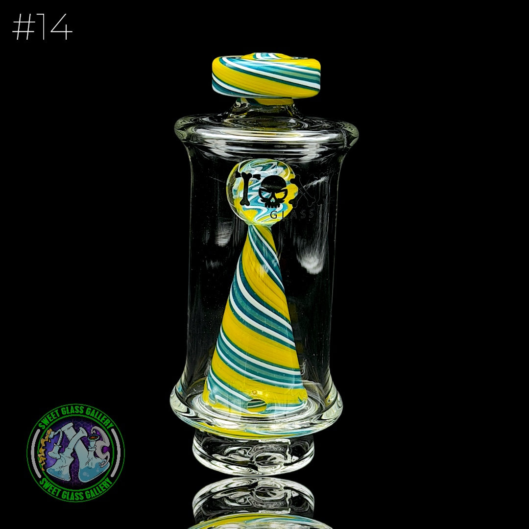 Toxic Glass - Focus V Carta Attachment #14 - Wigwag Blue, Yellow & White