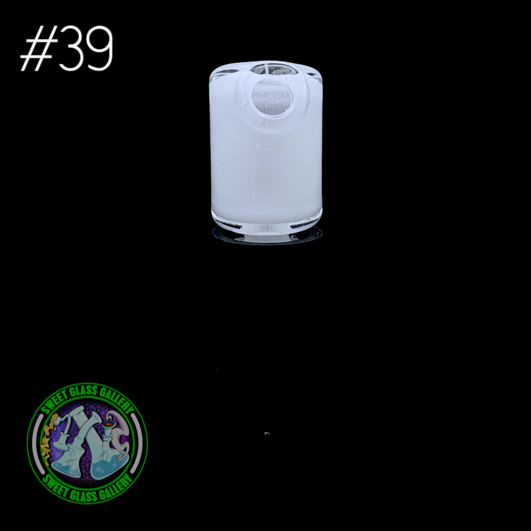 Kizmit Glass - Puffco Pivot Top #39 - Star White