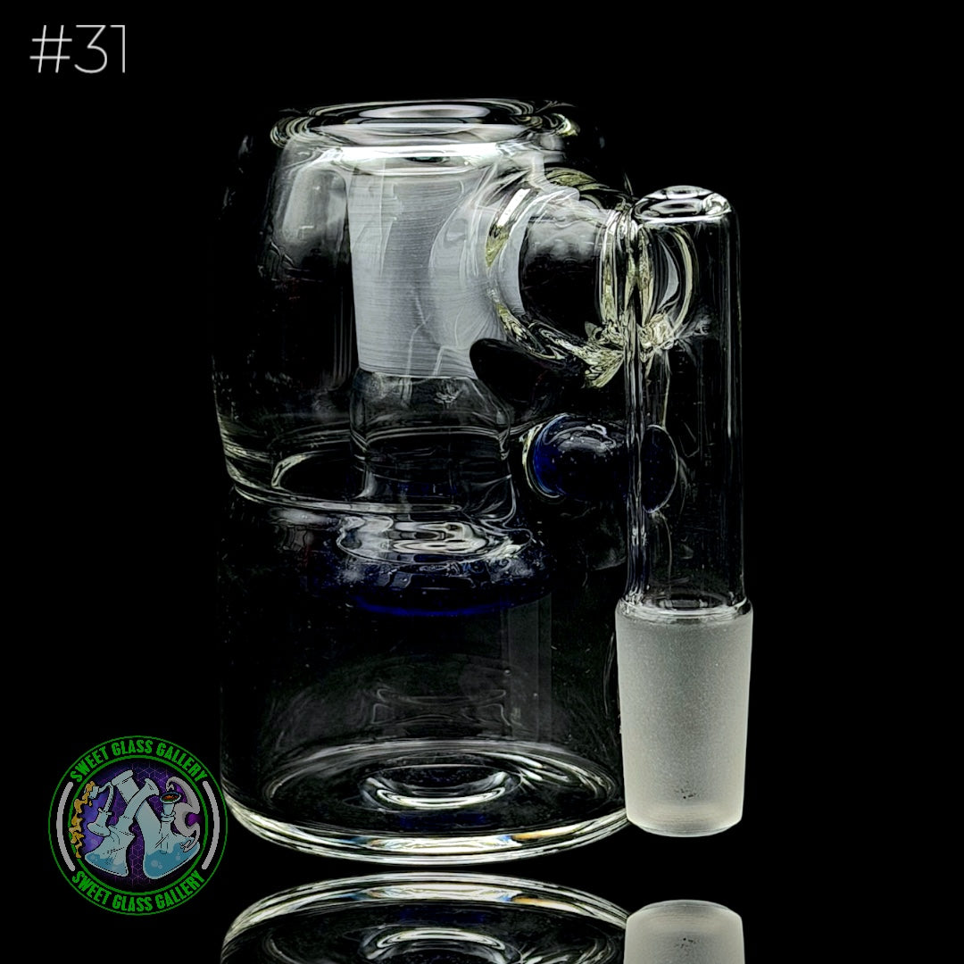 Fluid Glass - Ash Catcher 14mm - Dry #31 (Blue Blizzard)