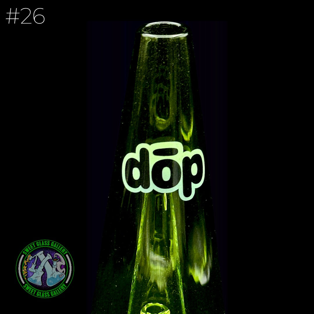 Dōp Glass - Puffco Attachment - 5-Hole Green #26