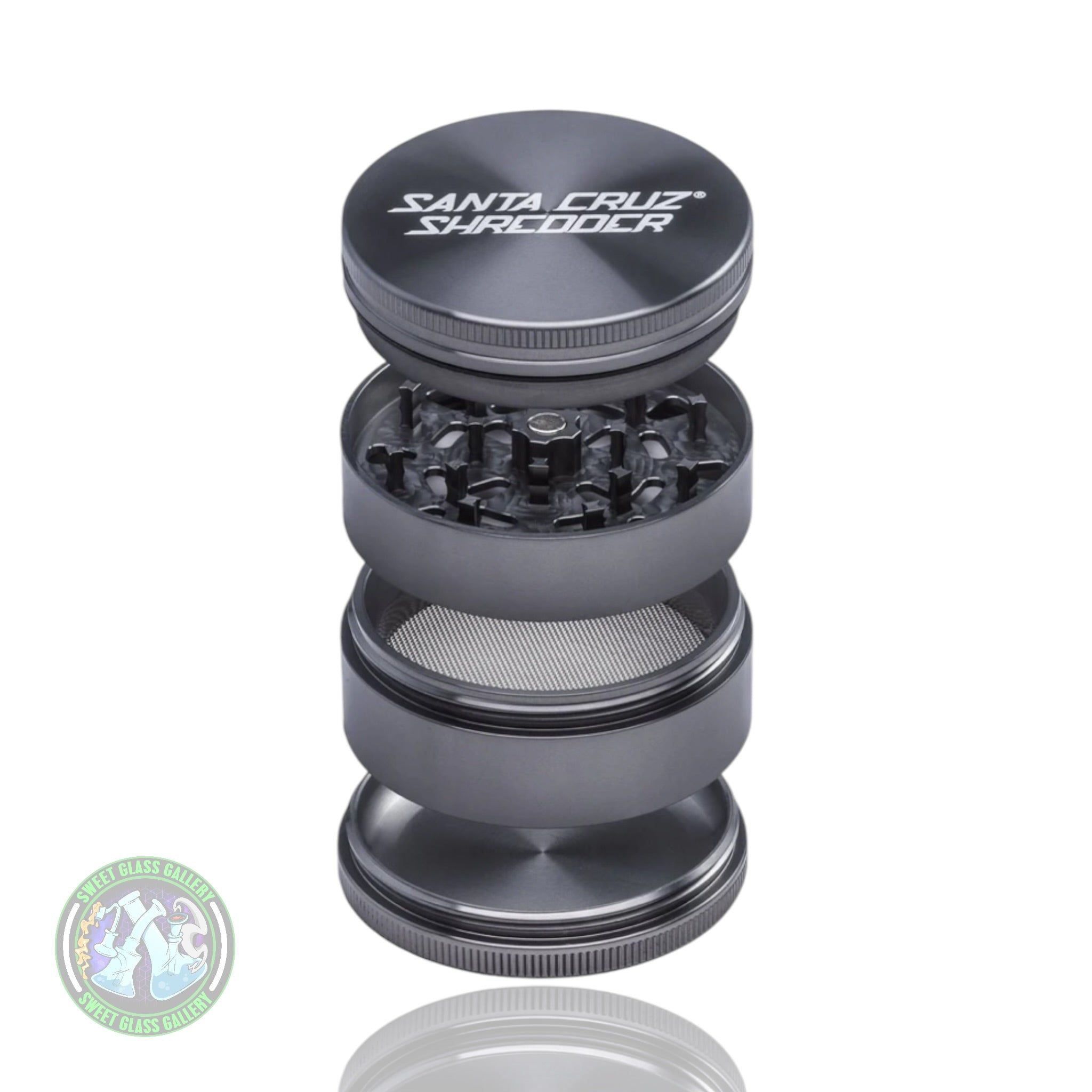Santa Cruz Shredder - Large 4pc Grinder - Grey