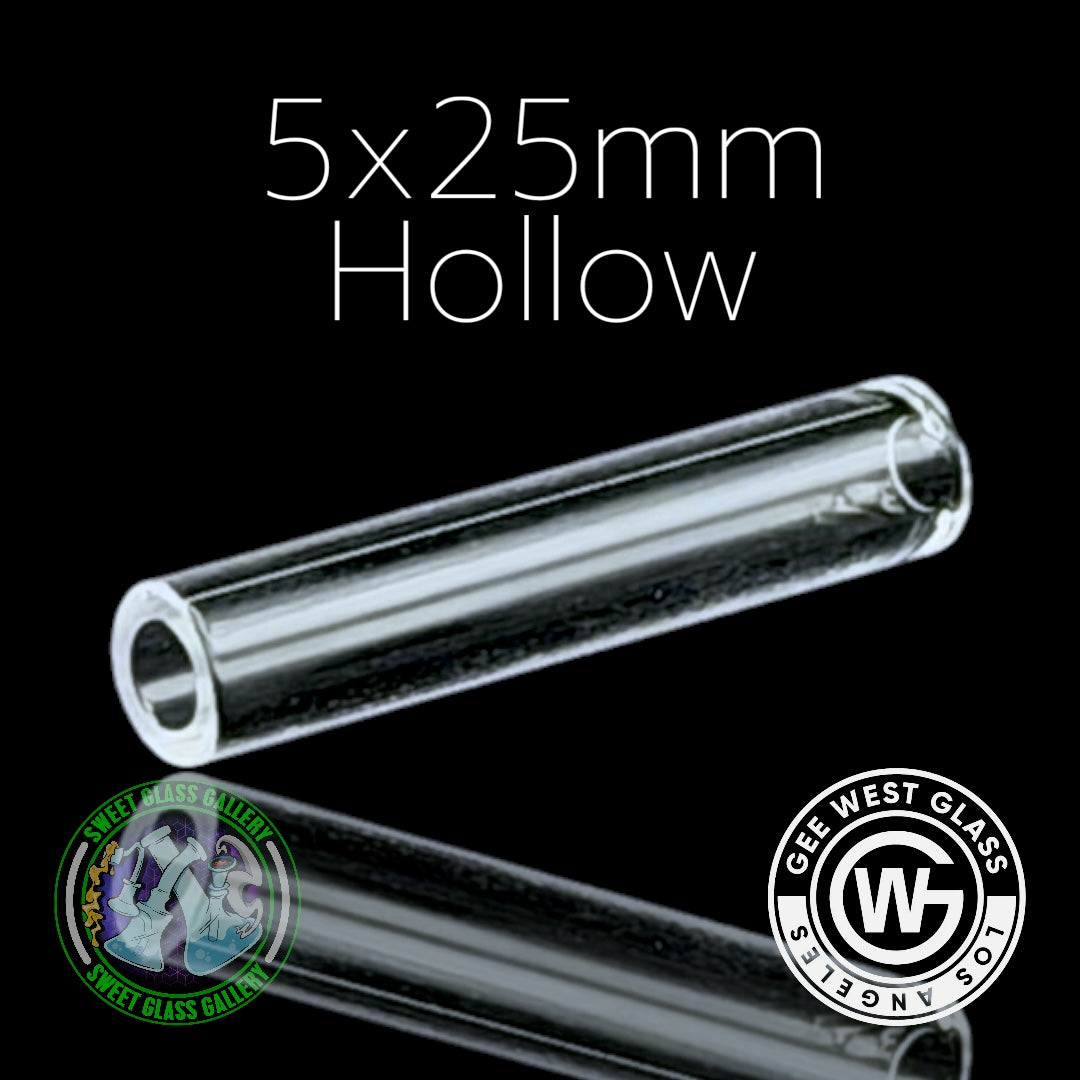 GeeWest - Pillar #25 - 5x25mm Hollow Quartz