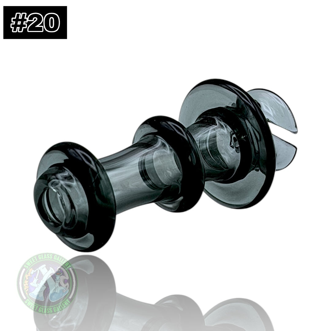 Rone Glass -Puffco Pivot Top #20 - Transparent Black