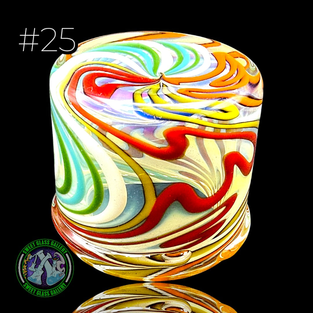 Ben’s Glass Art - Baller Jar #25 - Inside Out Tech