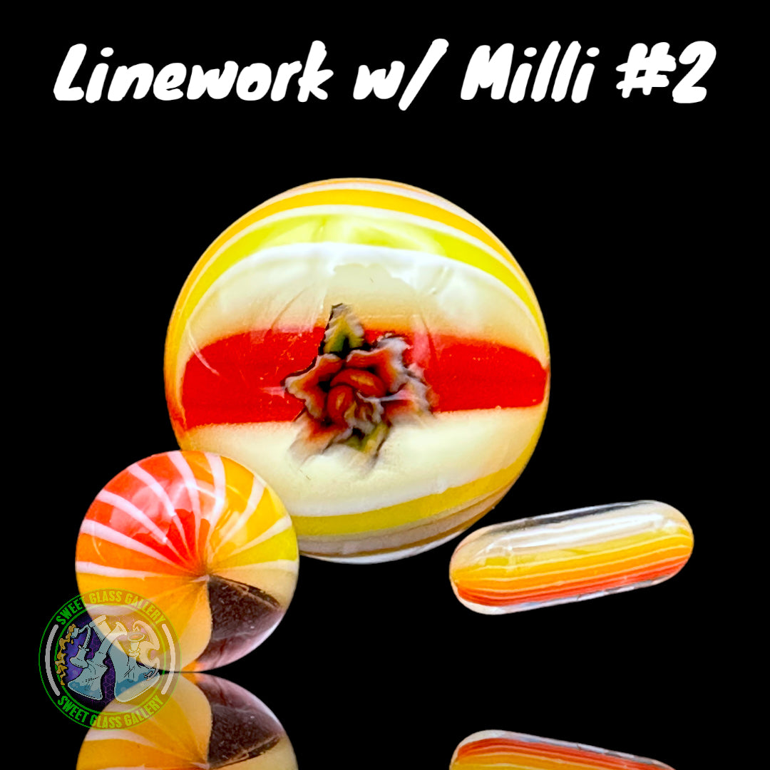 Whitlock Glass - 3-Piece Slurper Set (Linework w/ Milli) #2