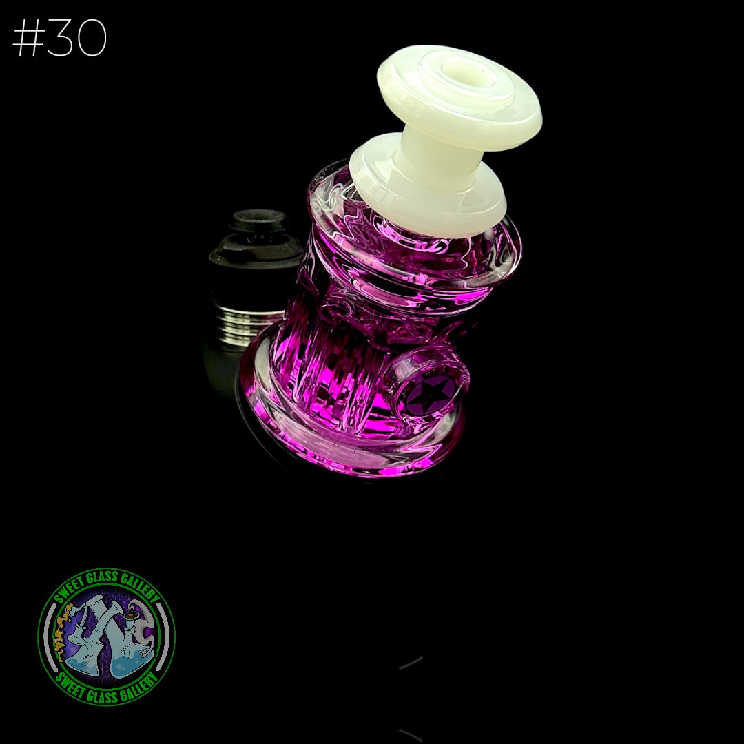 Dōp Glass - Puffco Attachment - Dry Gylcerin Purple #30