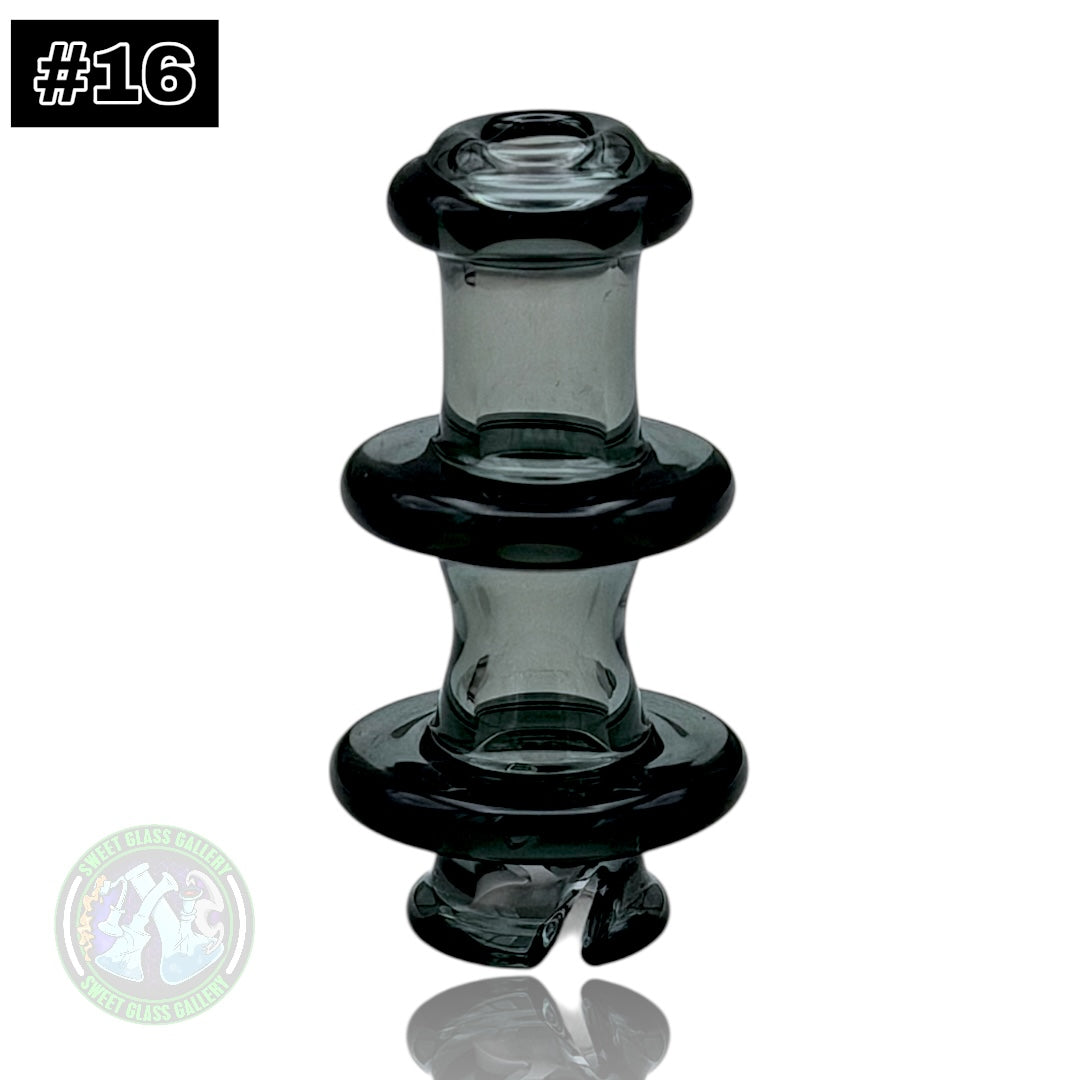 Rone Glass -Puffco Pivot Top #16 - Transparent Black
