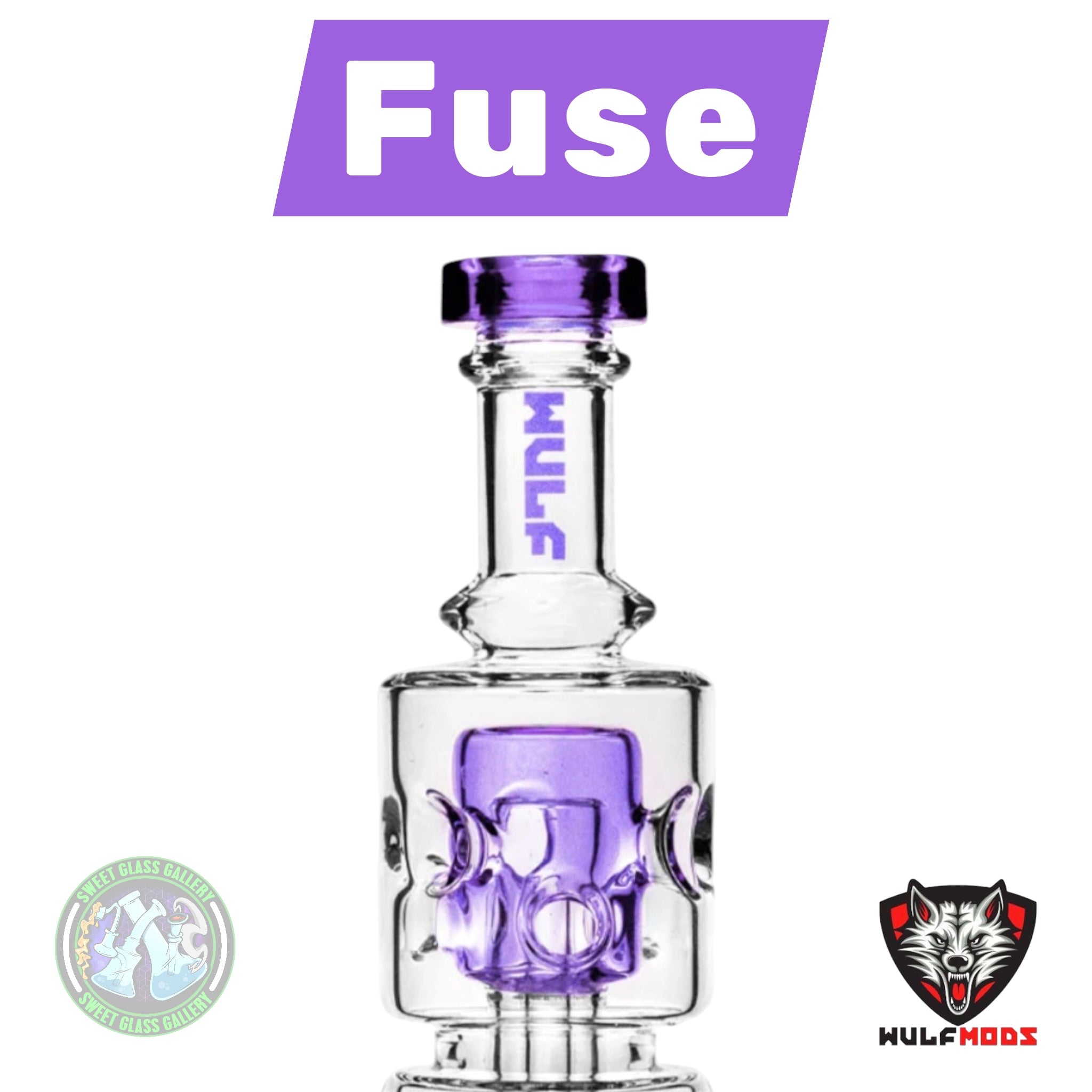 Wulf Mods - Puffco Attachment - Fuse - Purple