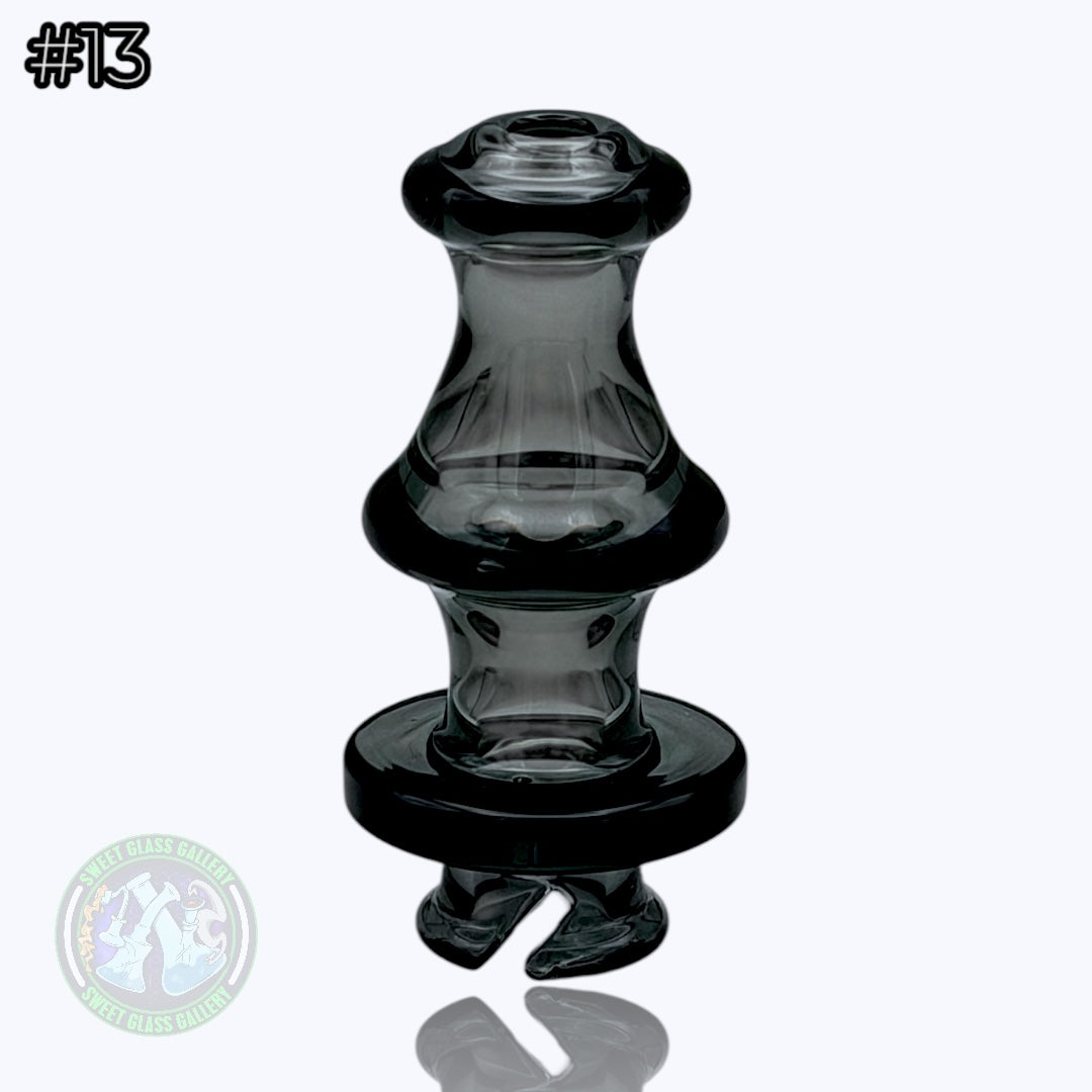 Rone Glass -Puffco Pivot Top #13 - Transparent Black