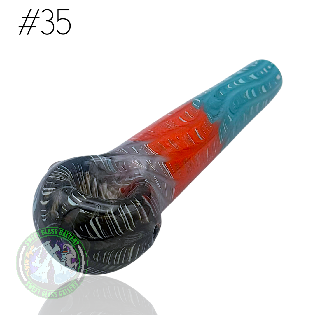 Daniel's Glass Art - Dry Pipe #35