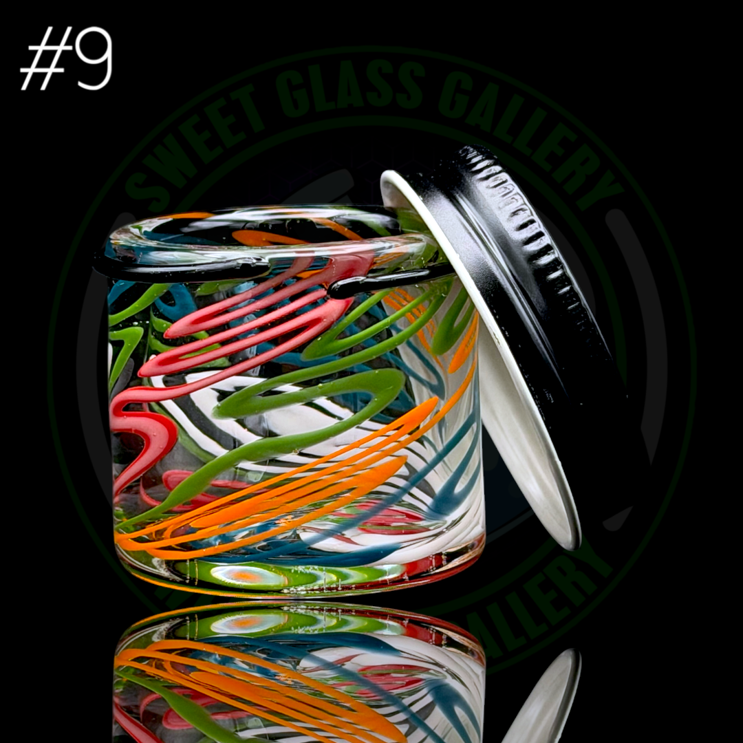 Ben’s Glass Art - Baller Jar #9