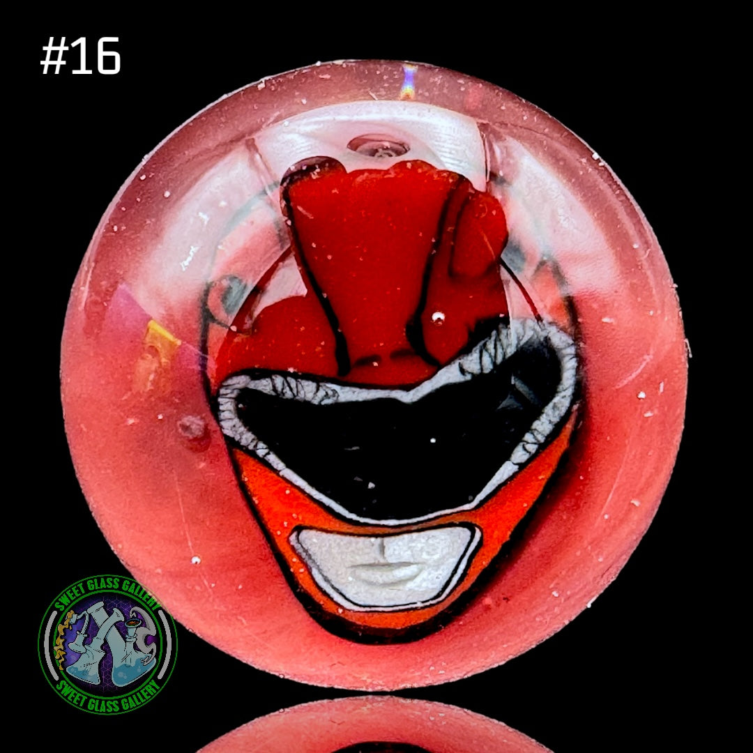 Keys Glass - Marble #16 - Jason The Power Rangers