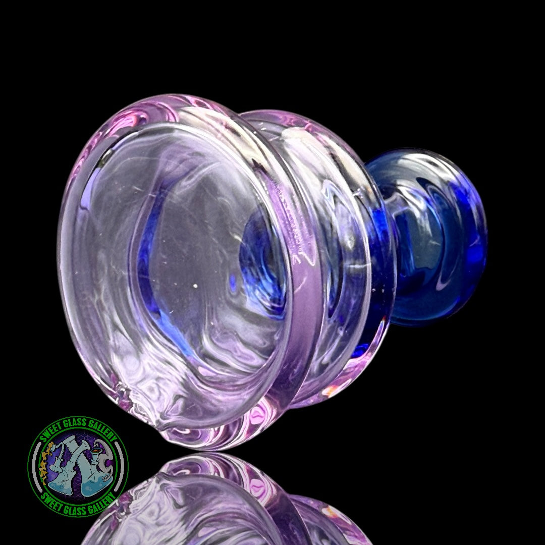 Evol Glass - Attachment #39 - Puffco Peak (Transparent Purple & Cobalt Blue)