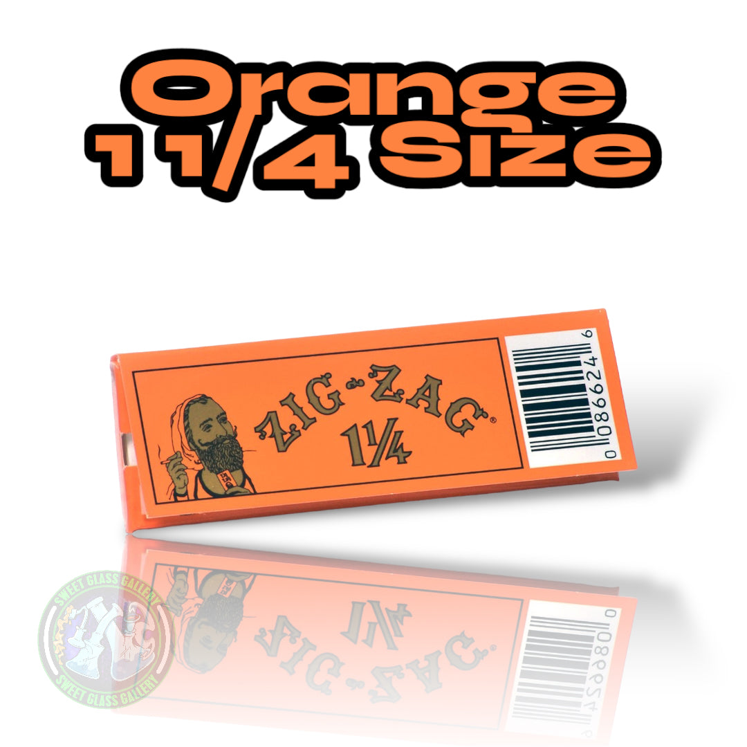 Zag-Zag - Orange Papers - 1 1/4 Size