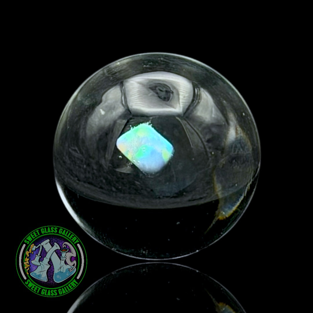 Bear Quartz - Marble 22mm - Encased Opal