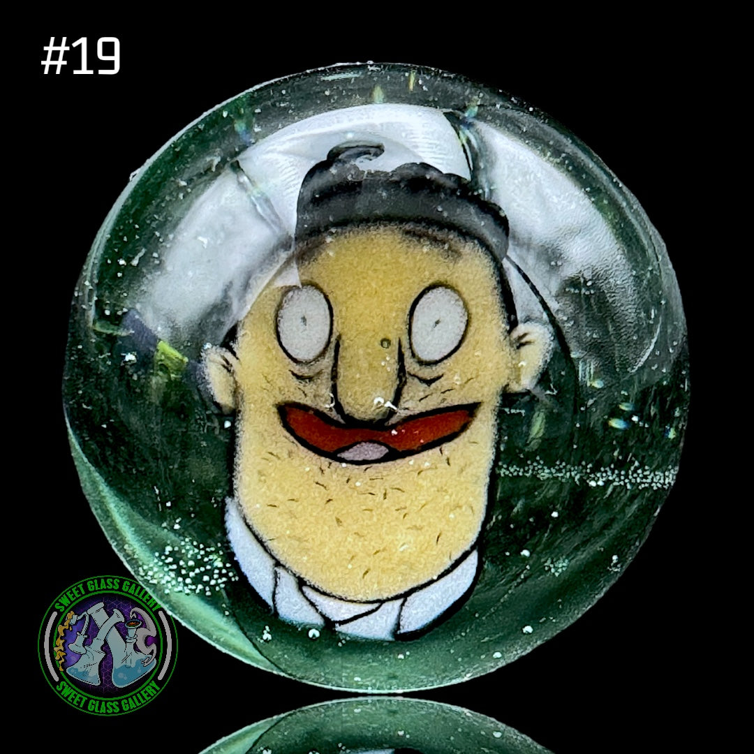 Keys Glass - Marble #19 - Teddy Bob’s Burger