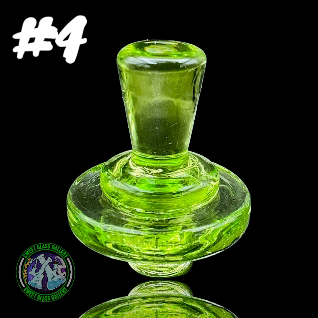 Camp Fire Quartz - Control Tower Cap #4 (Transparent Green)