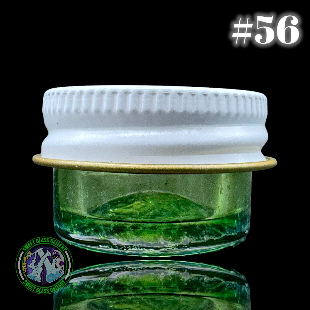 Empty1 - Micro Baller Jar #56 - Crushed Opal Portland Green