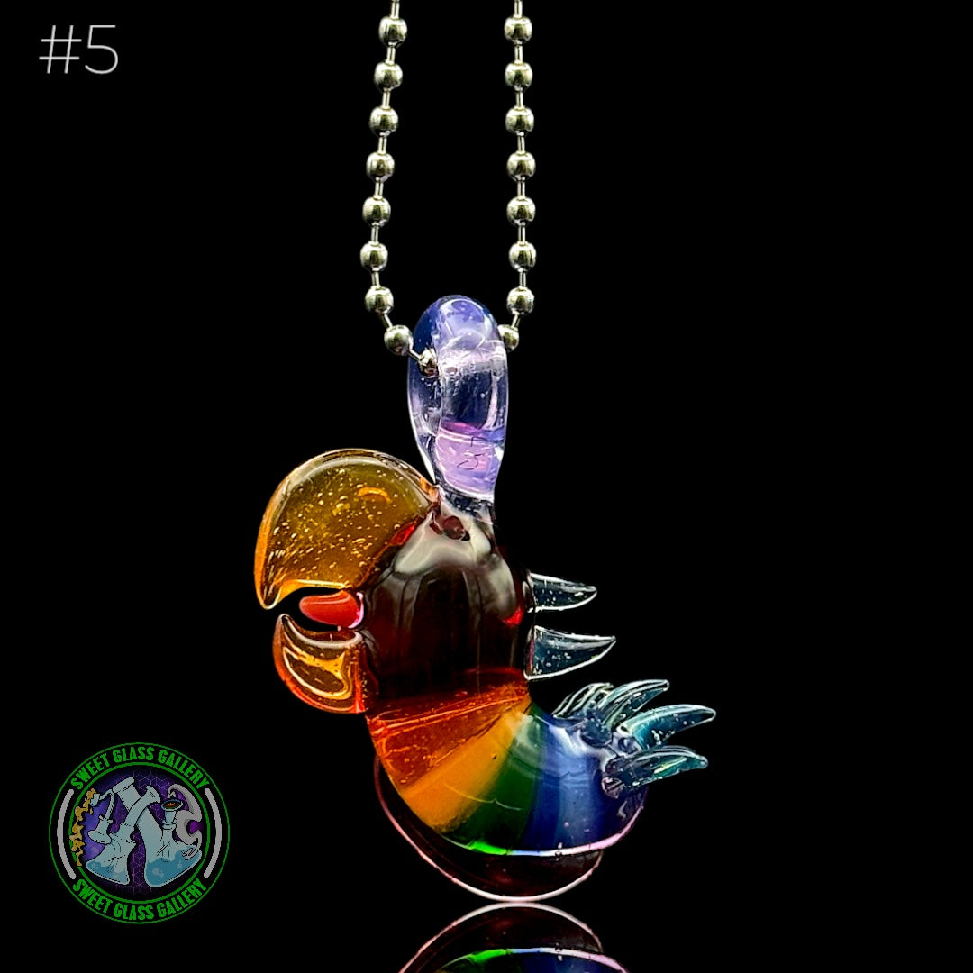 RJ Glass - Pendant - Bird #5
