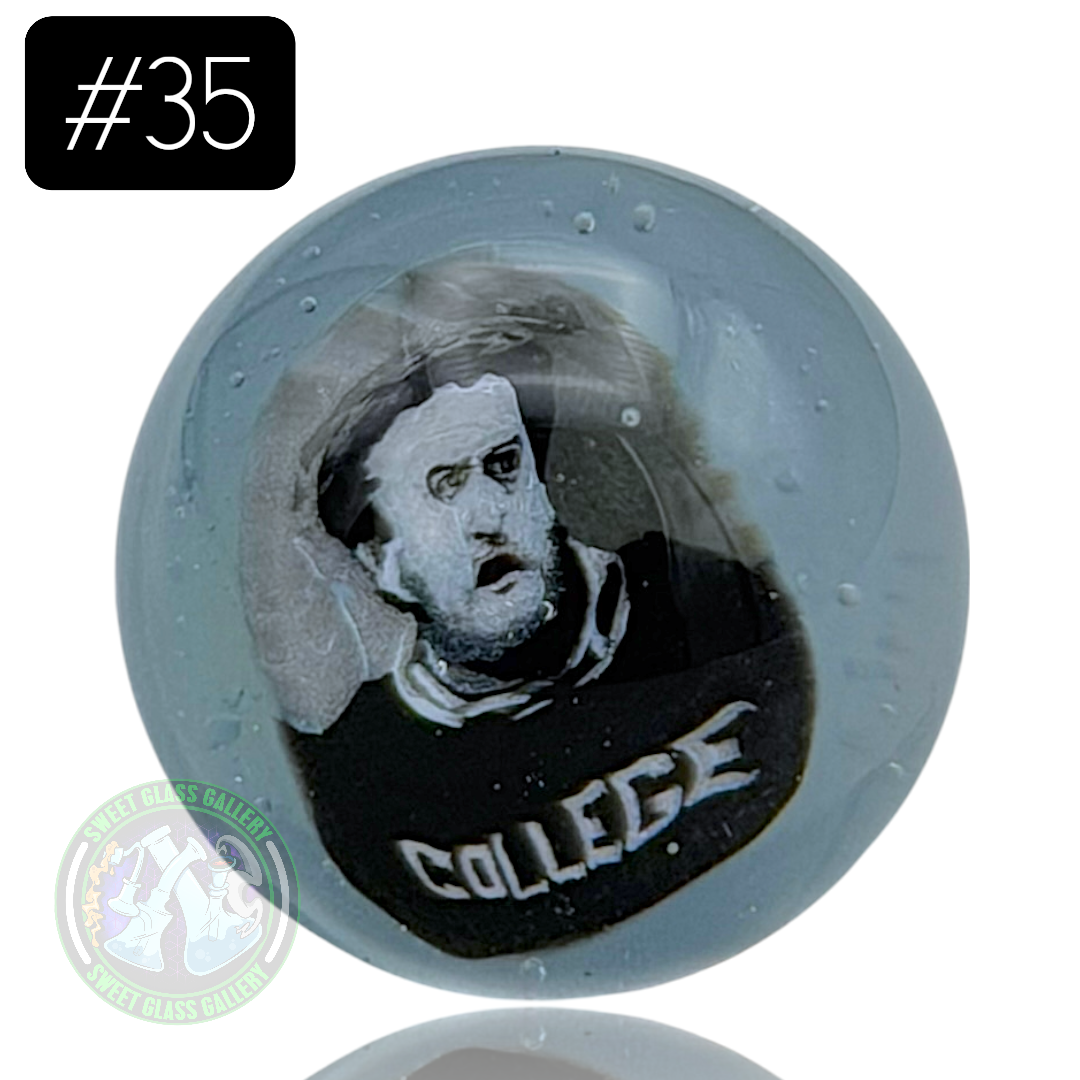 Keys Glass - Marble #35 (Bluto - National Lampoon’s Animal House)
