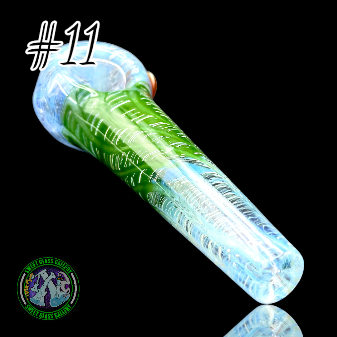 Daniel's Glass Art - German Glass Thick Hand Pipe #11