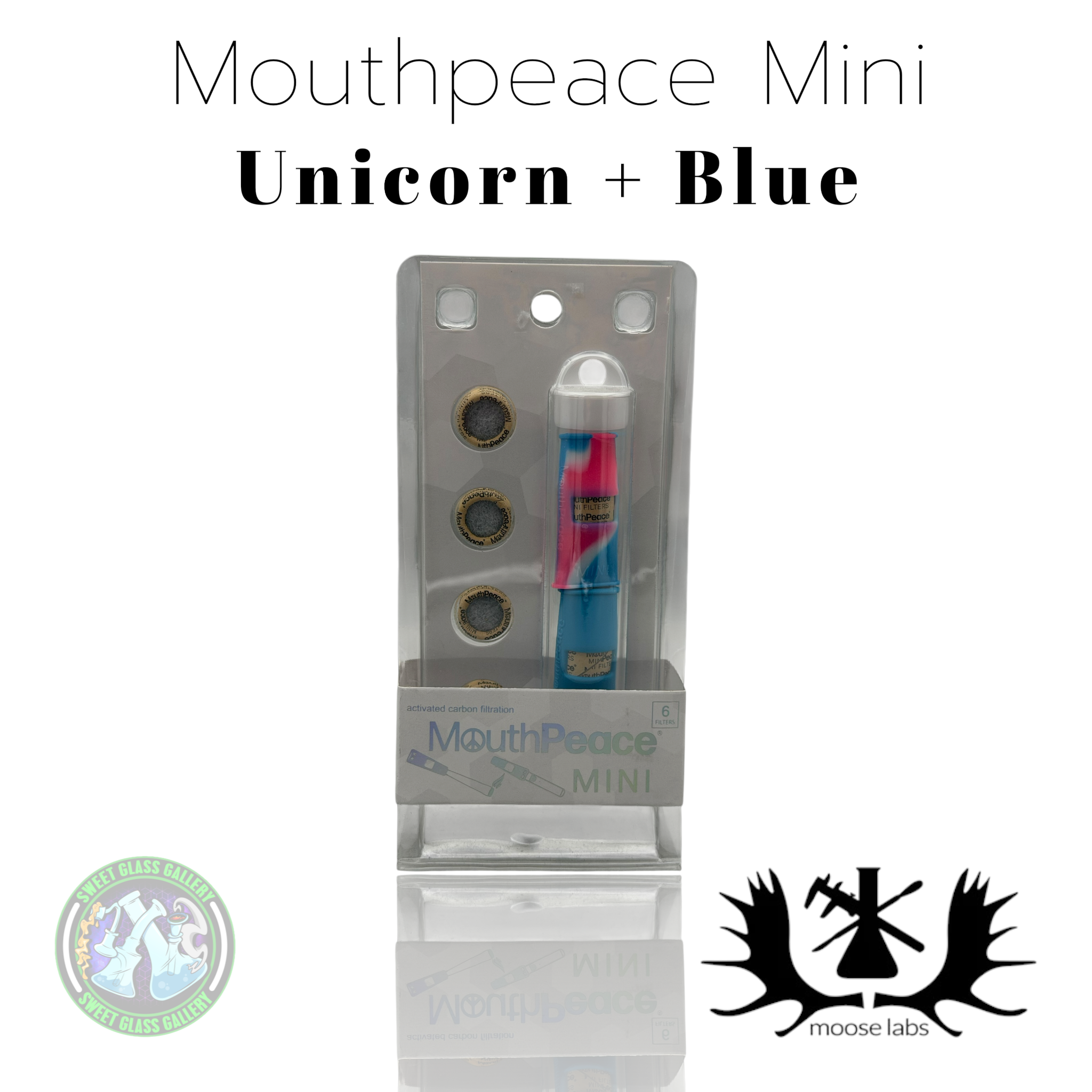 Moose Labs - Mouthpiece Mini - Unicorn + Blue