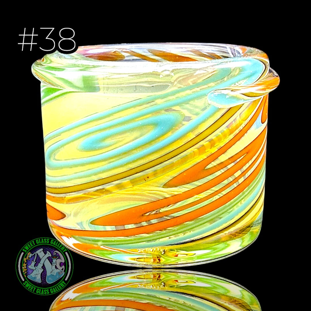 Ben’s Glass Art - Baller Jar #38 - Inside Out Tech