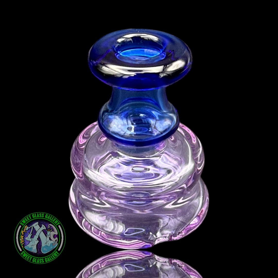 Evol Glass - Attachment #39 - Puffco Peak (Transparent Purple & Cobalt Blue)