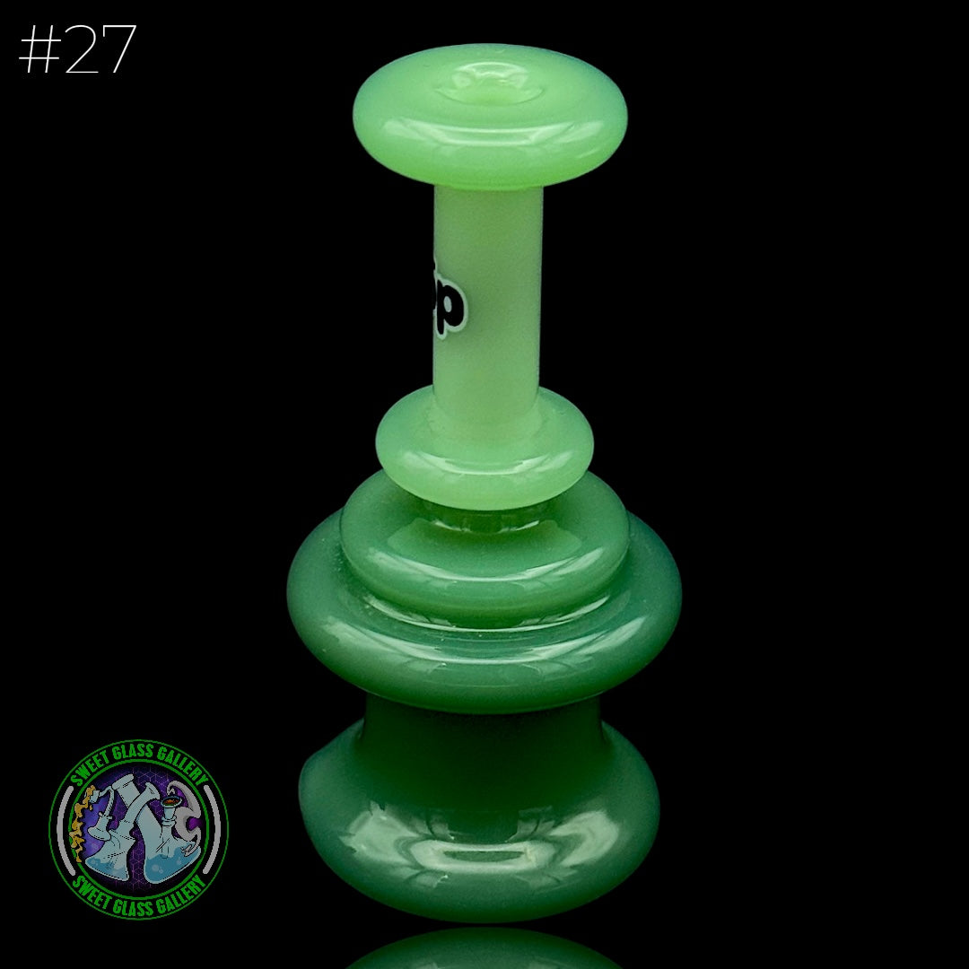 Dōp Glass - Puffco Attachment - Dry Bell Jade #27