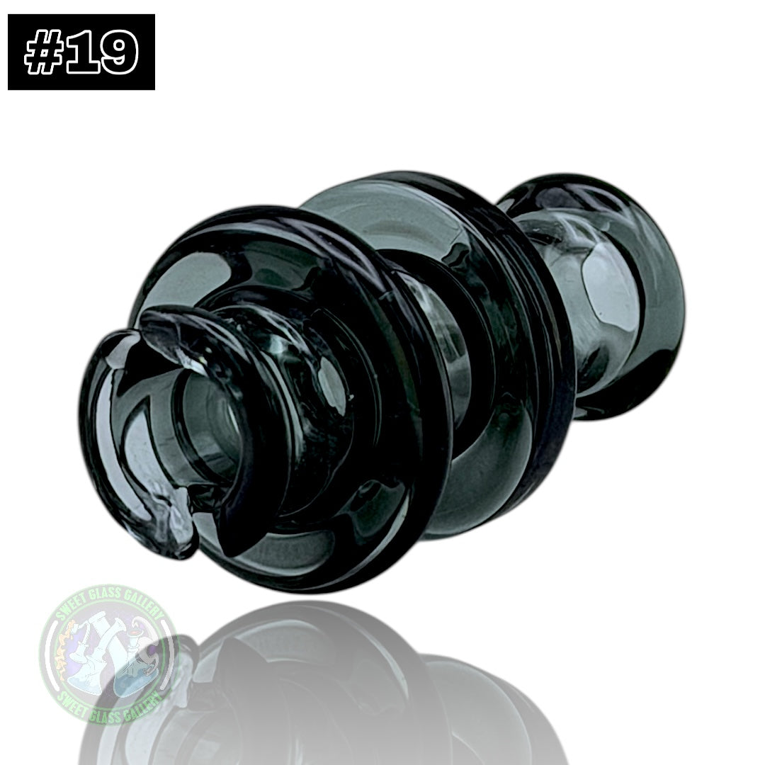 Rone Glass -Puffco Pivot Top #19 - Transparent Black