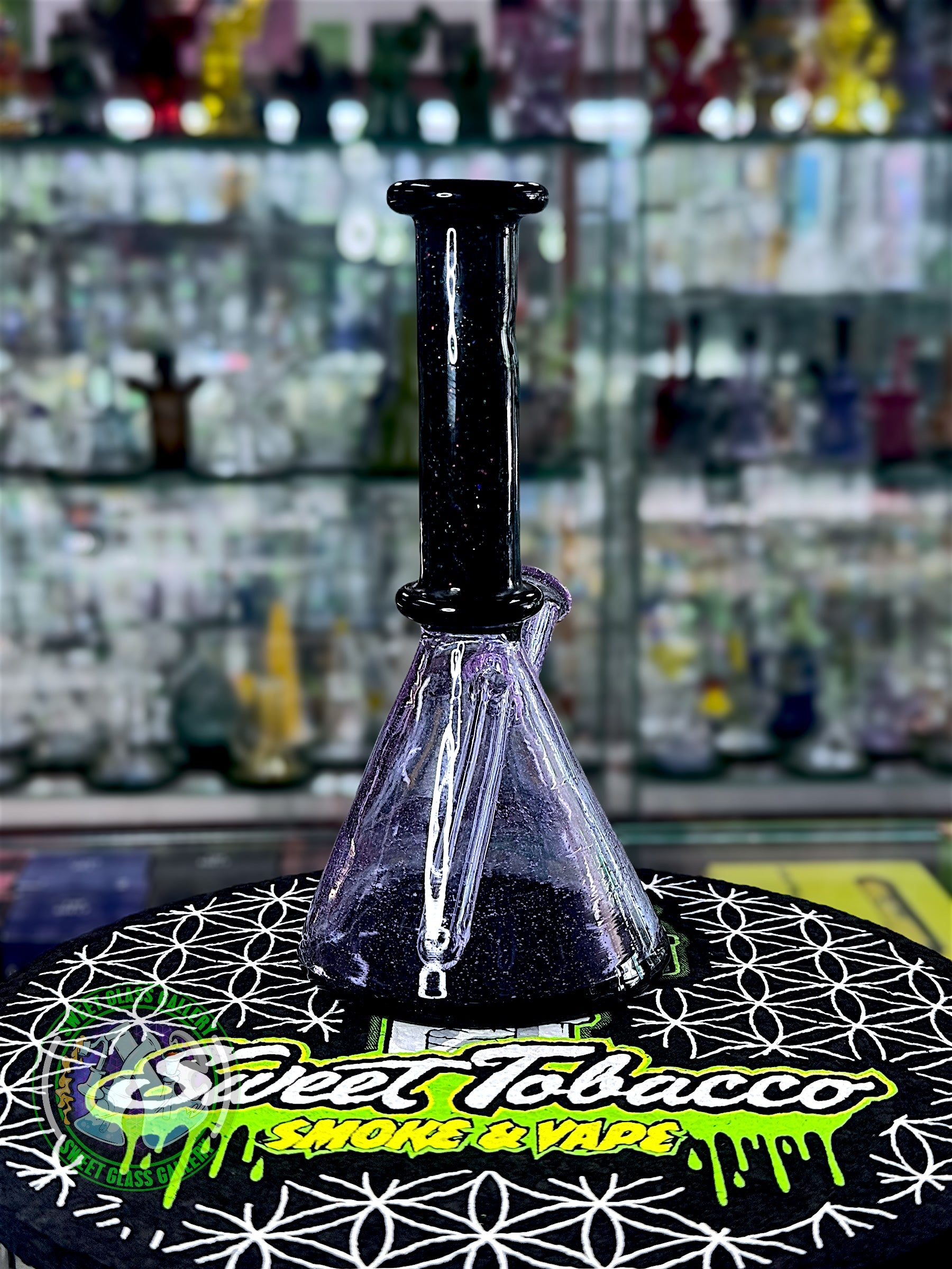 Selko Glass - Rig #3 - Shreddy Flask (Crushed Opal