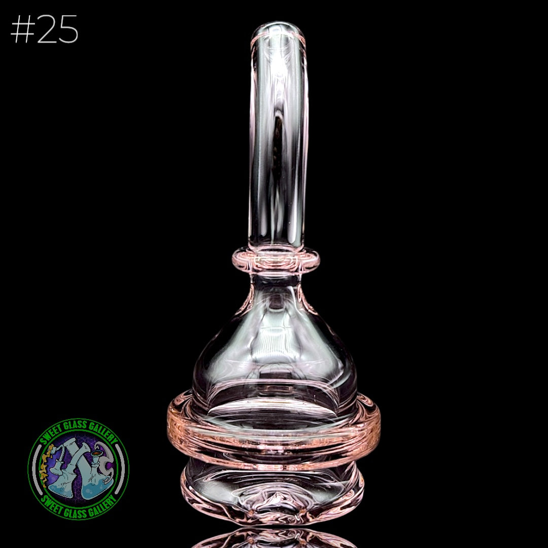 Zach Harrison - Puffco Peak Attachment #25 - Short Path Sipper Dry (Transparent Pink)