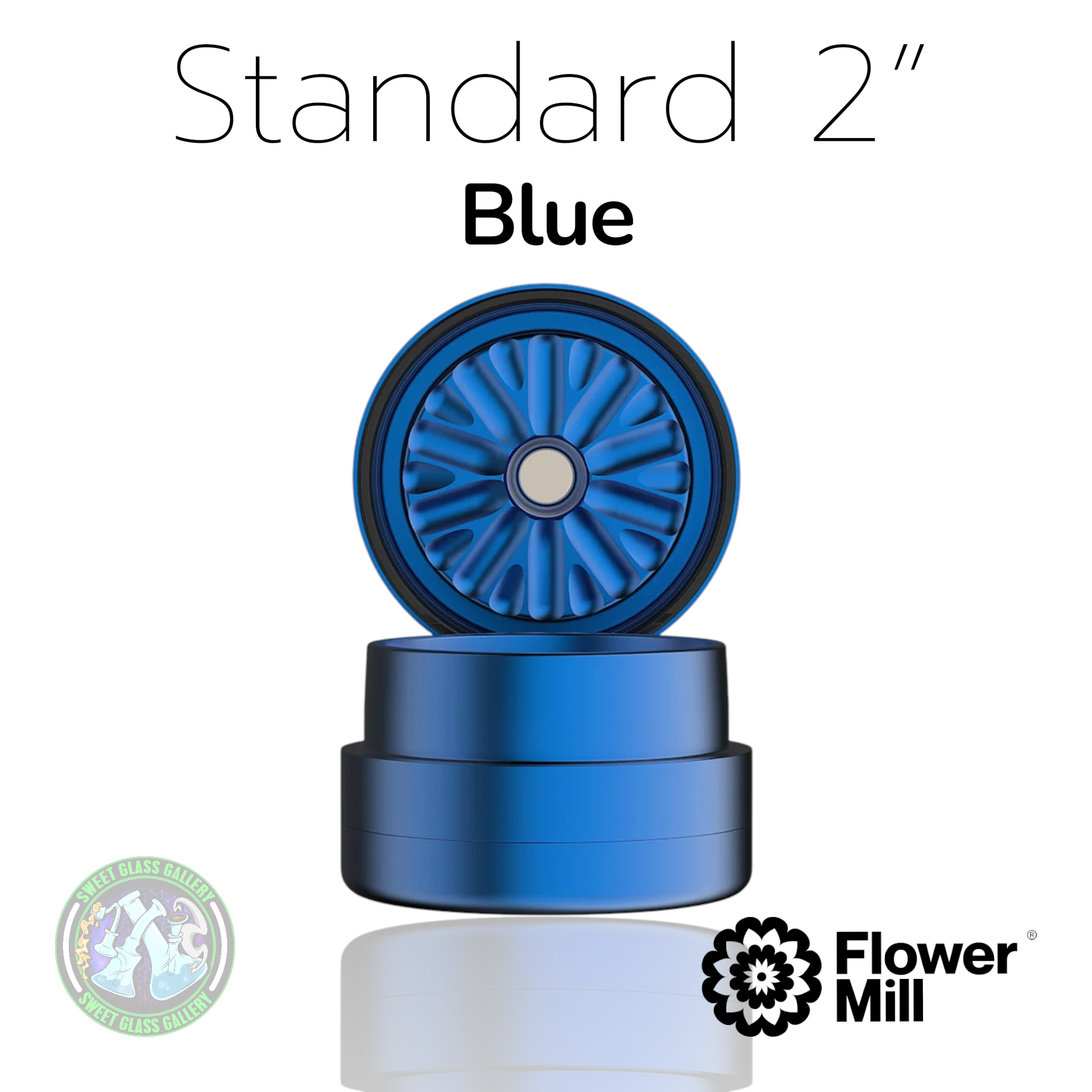 Flower Mill - Standard Series 2” - Blue